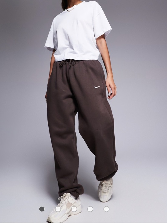 Nike Pants - Nike Phoenix Fleece oversized sweatpants brown size S